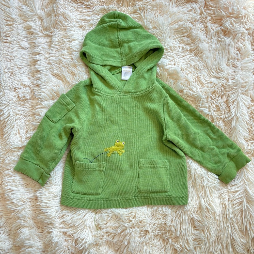Gymboree Embroidered Frog Sweater 18/24 months